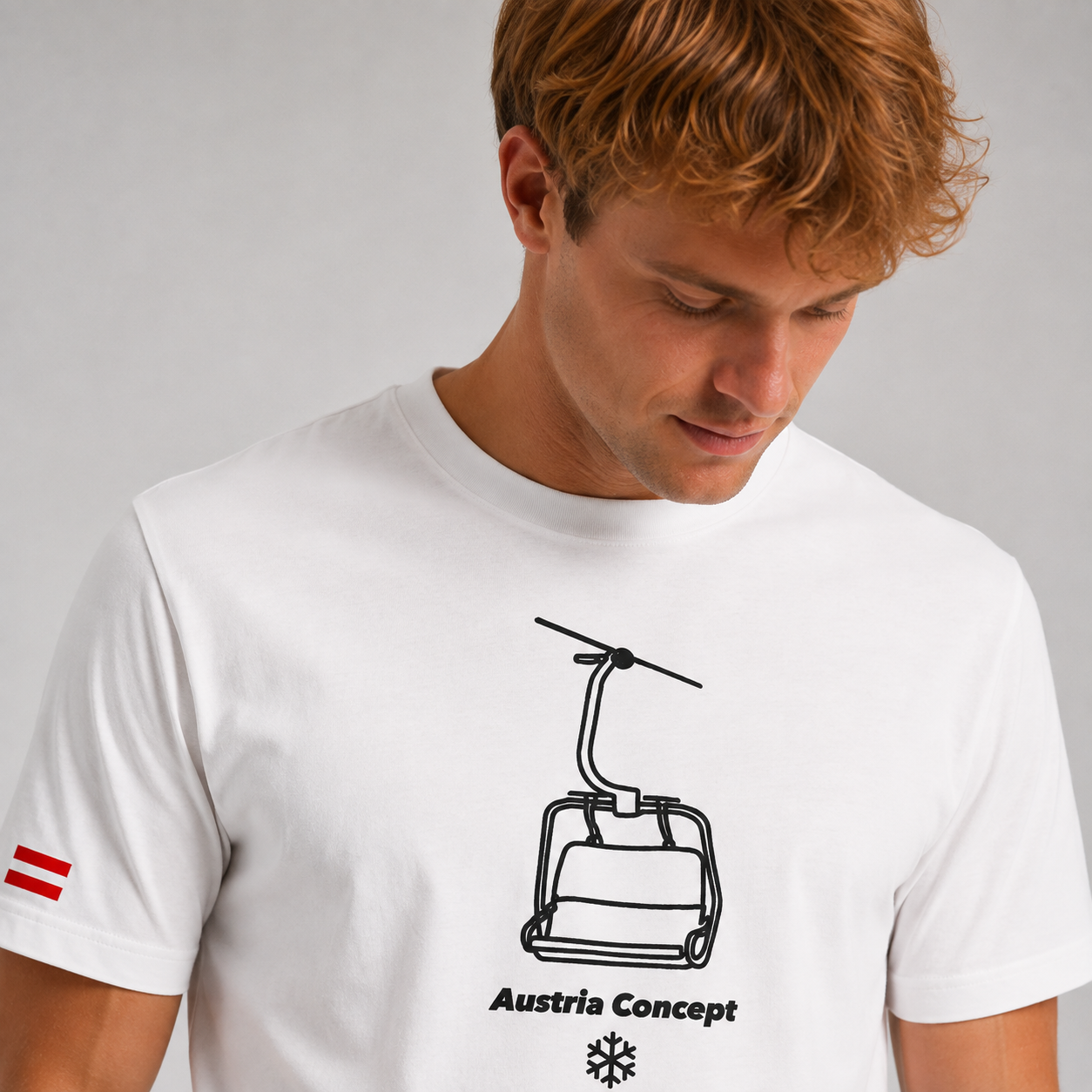 T-Shirt chairlift white