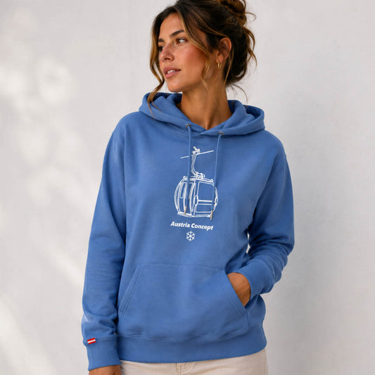 Hoodie gondel blue