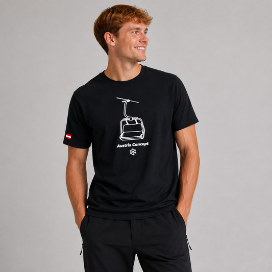 T-Shirt chairlift black