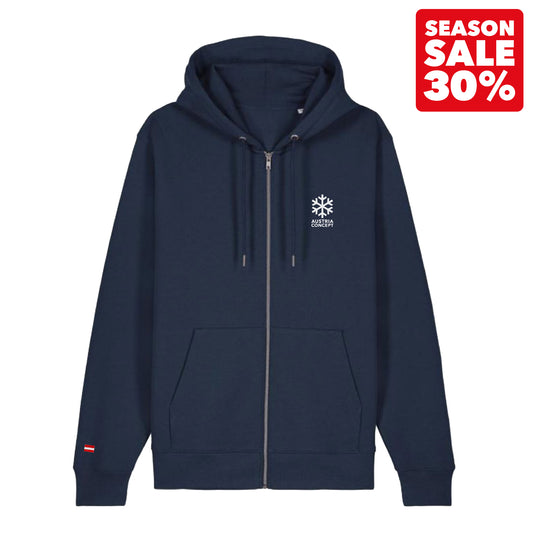 Zip up hoodie navy
