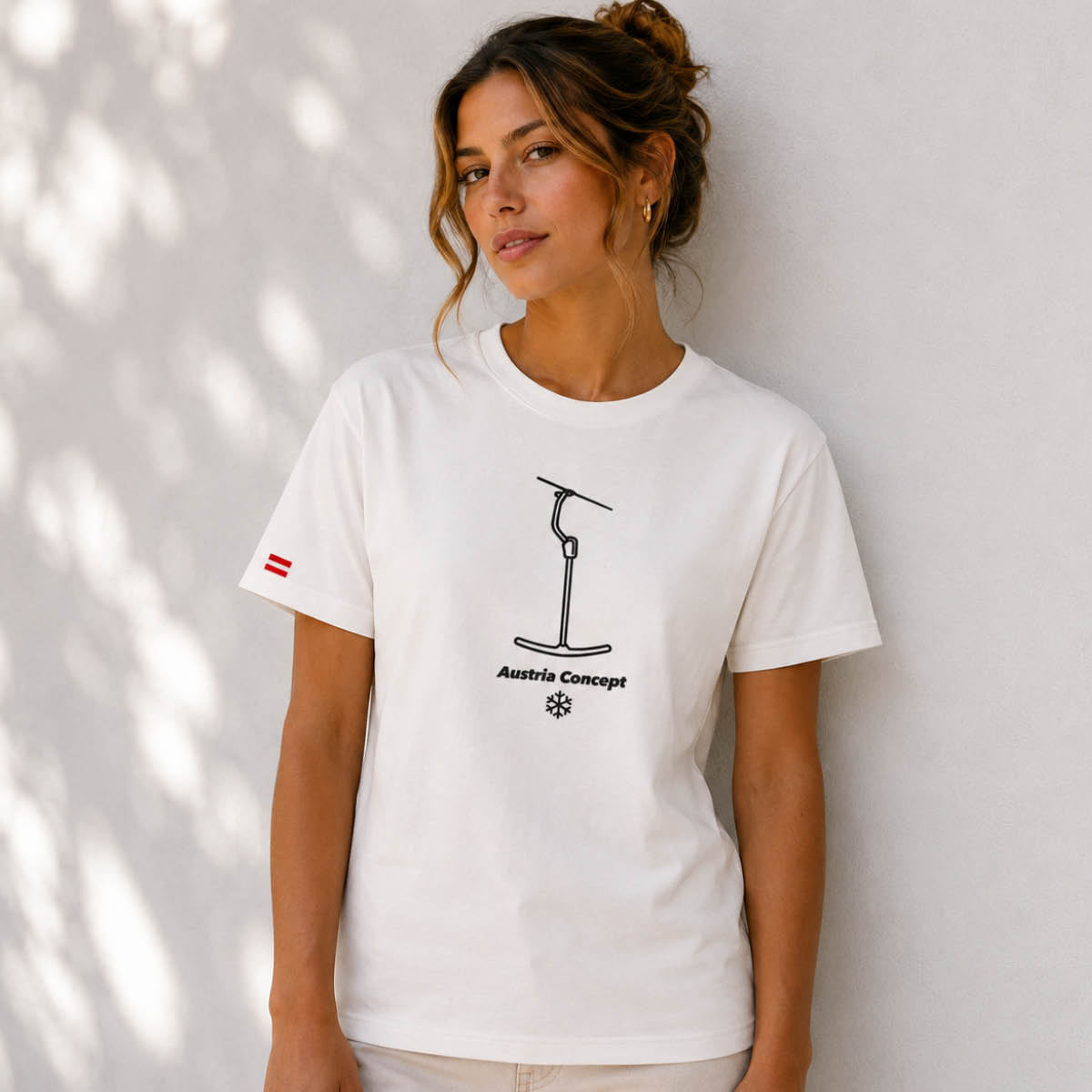 T-Shirt T-bar white
