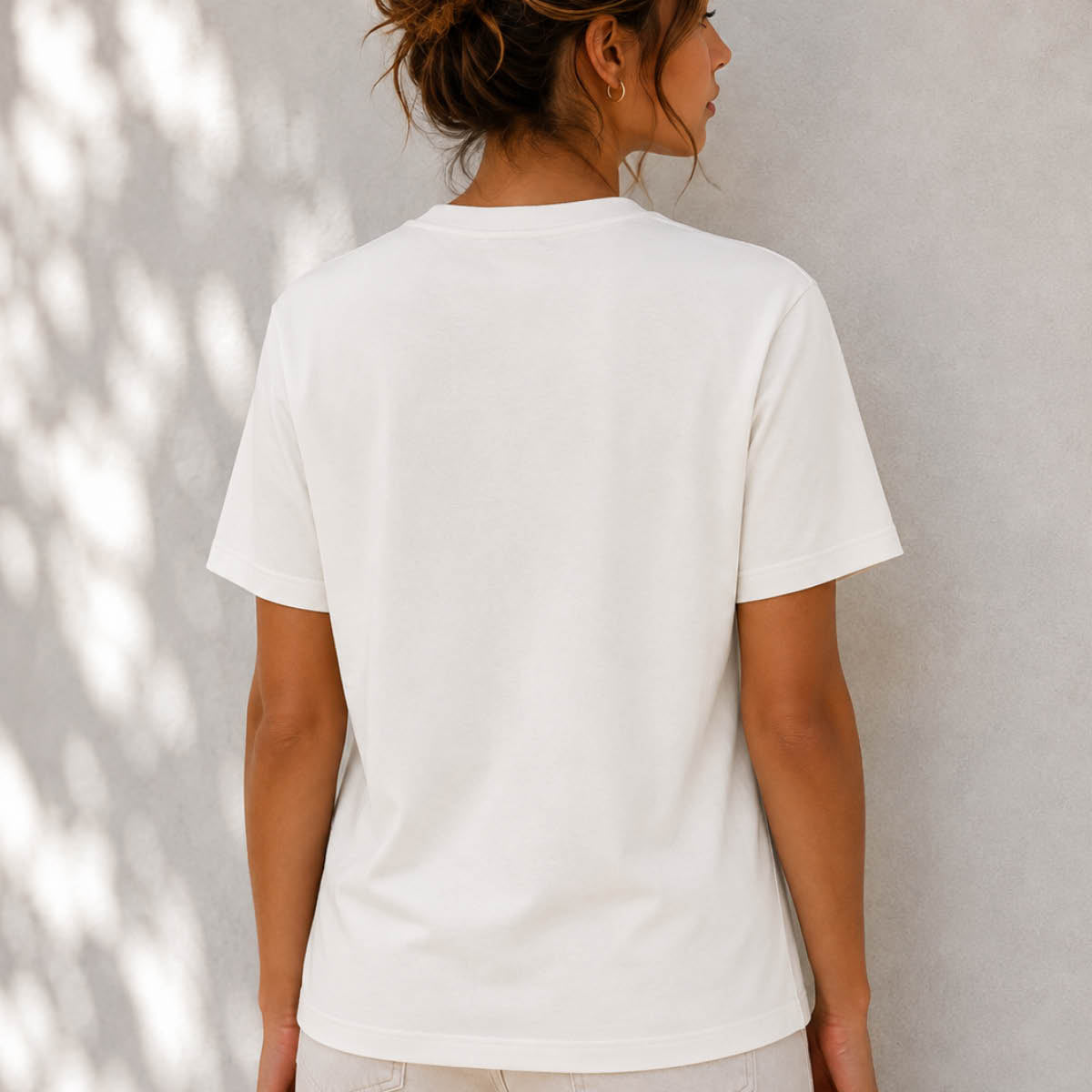 T-Shirt T-bar white