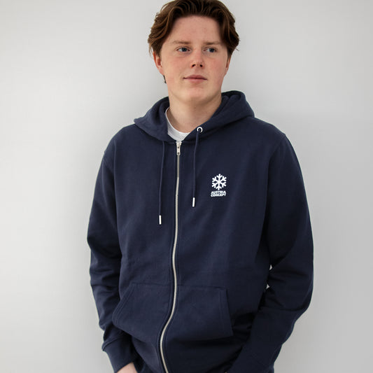 Zip up hoodie navy
